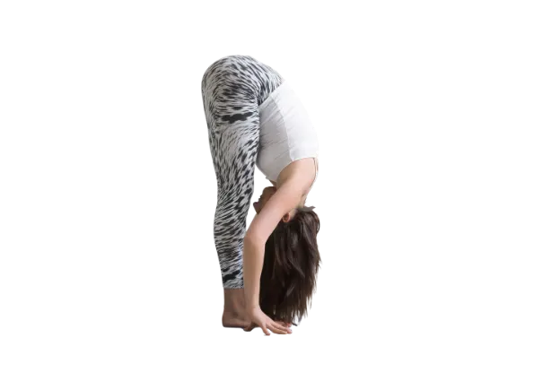 foto chica haciendo yin yoga